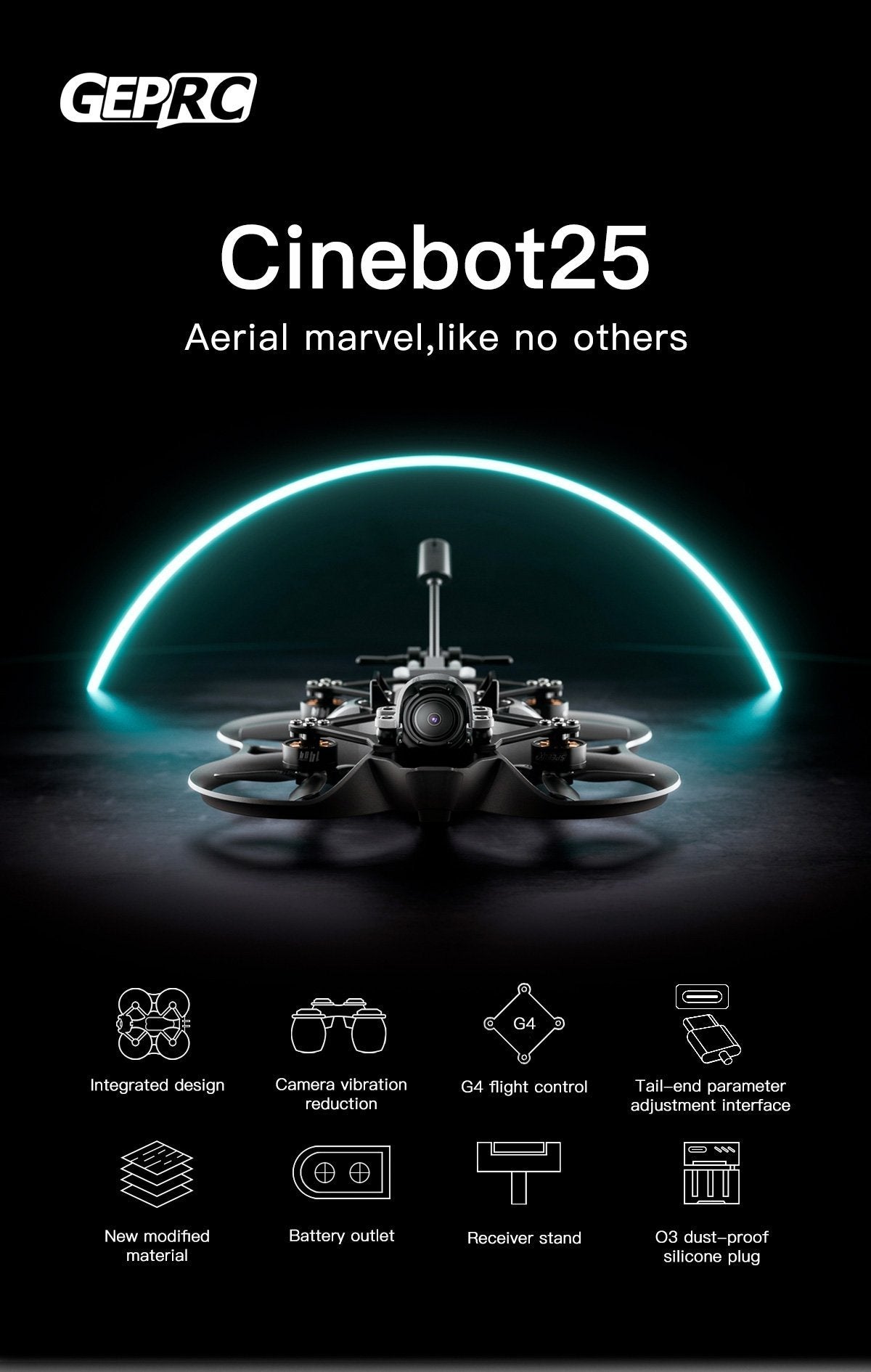 GEPRC Cinebot25 Analog Quadcopter