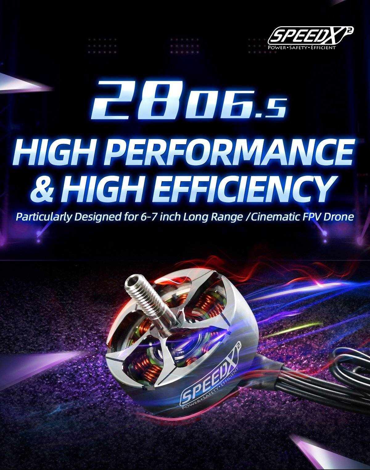 GEPRC SPEEDX2 2806.5 1350KV/1760KV Motor