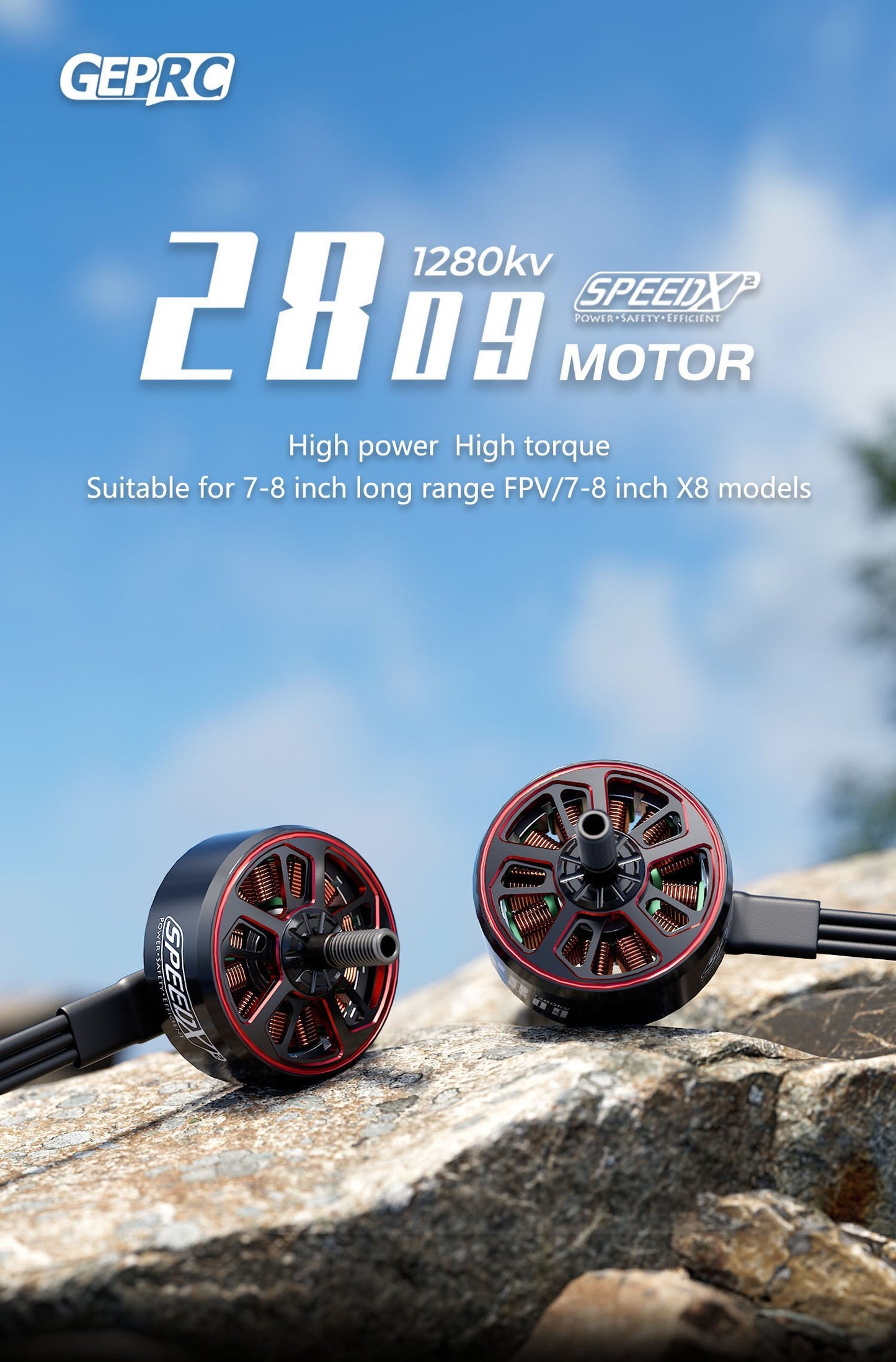 GEPRC SPEEDX2 2809 1280KV Motor
