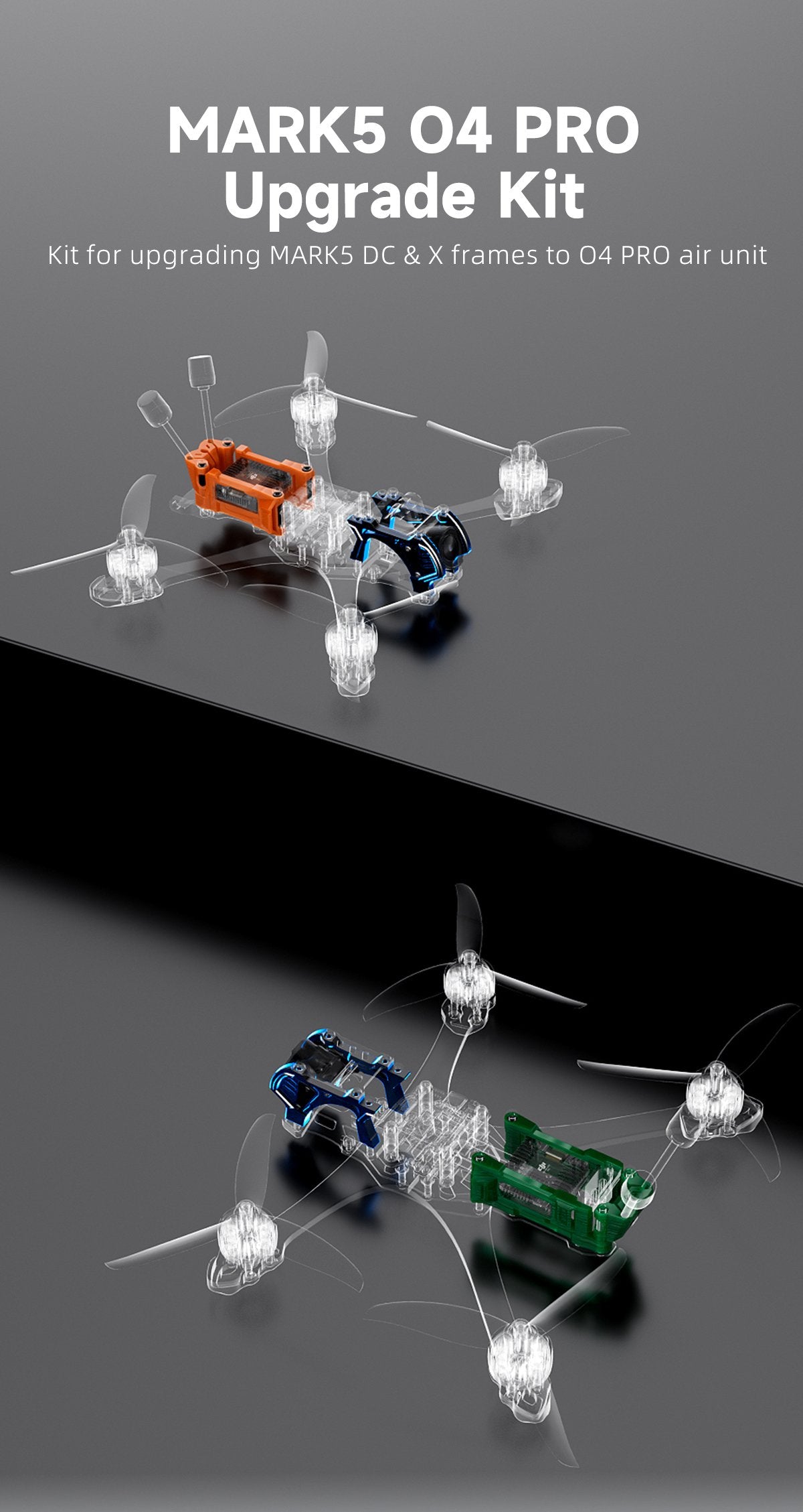 GEPRC MARK5 D/X Frame O4 Pro Upgrade Kits