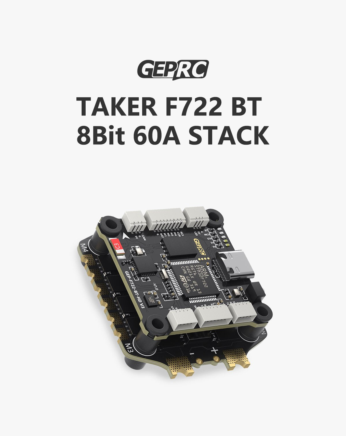 TAKER F722 BT 8Bit 60A STACK
