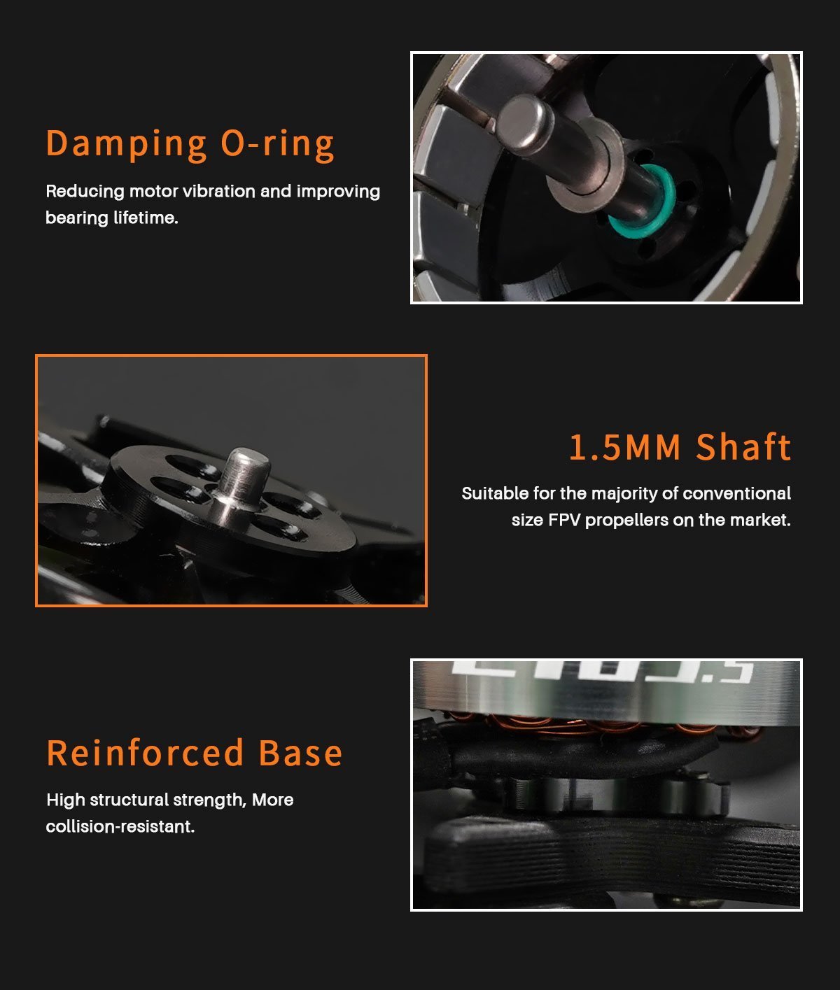 GEPRC SPEEDX2 2105.5 2650KV/3450KV Motor