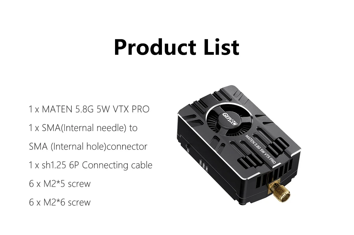 GEPRC MATEN 5.8G 5W VTX PRO