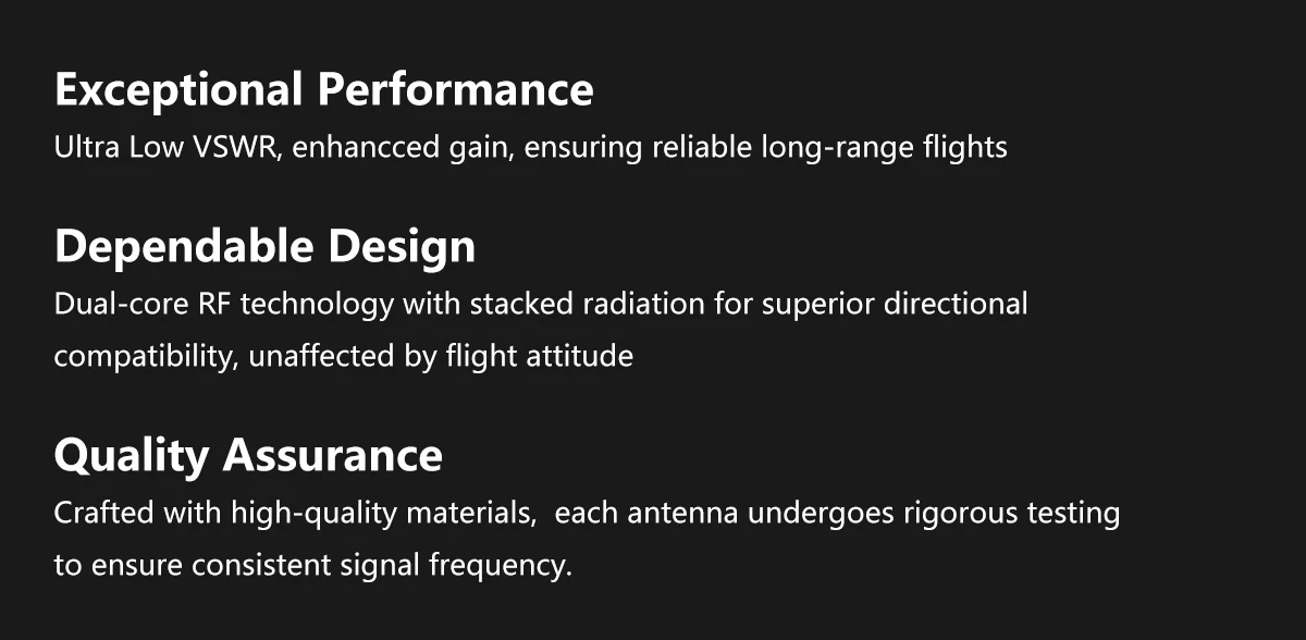 GEPRC SOMA 1.2G/1.3G DUAL-Antenne