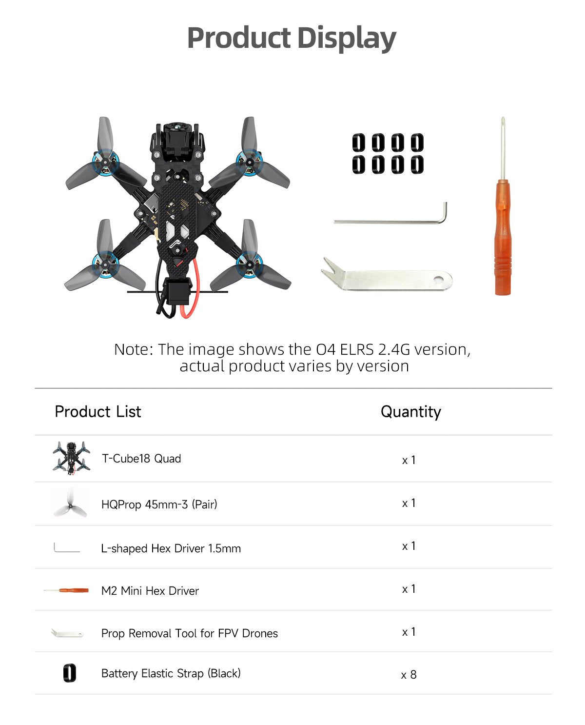 GEPRC T-Cube18 HD O4 Quadcopter
