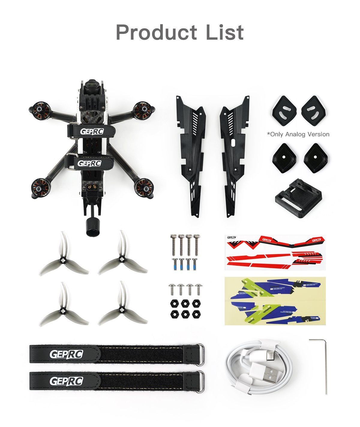 GEPRC DoMain4.2 Analog Freestyle FPV Drone
