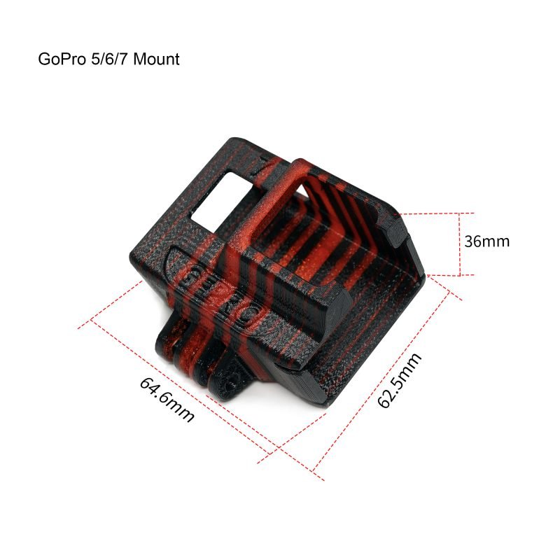 GEPRC CineLog35 Adjustable TPU Mount for GoPro 5/6/7/8/9/10