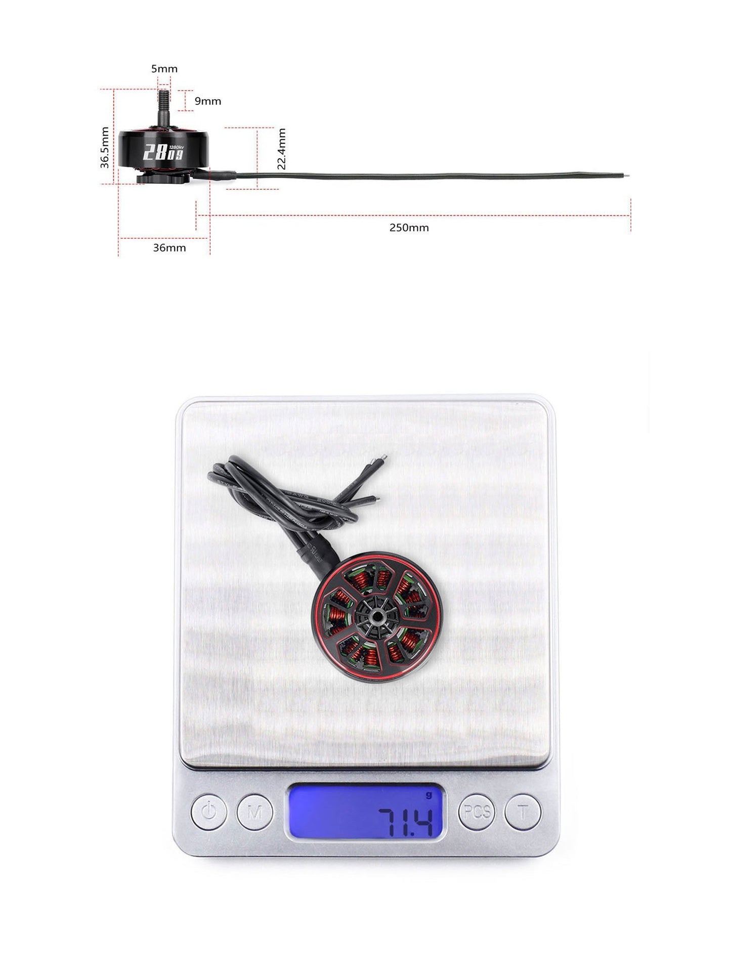 GEPRC SPEEDX2 2809 1280KV Motor