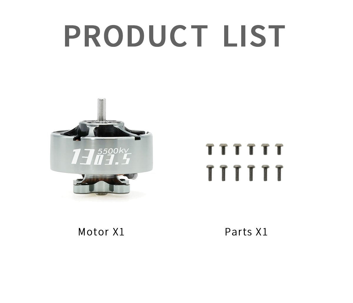 GEPRC SPEEDX2 1303.5 3800KV/5500KV Motor