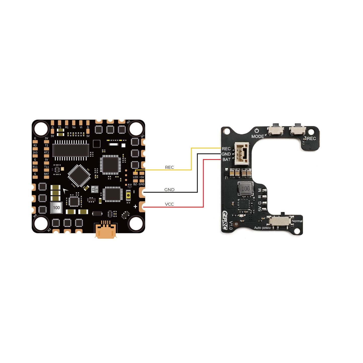 GEPRC Naked Camera GP8 Case with BEC Board