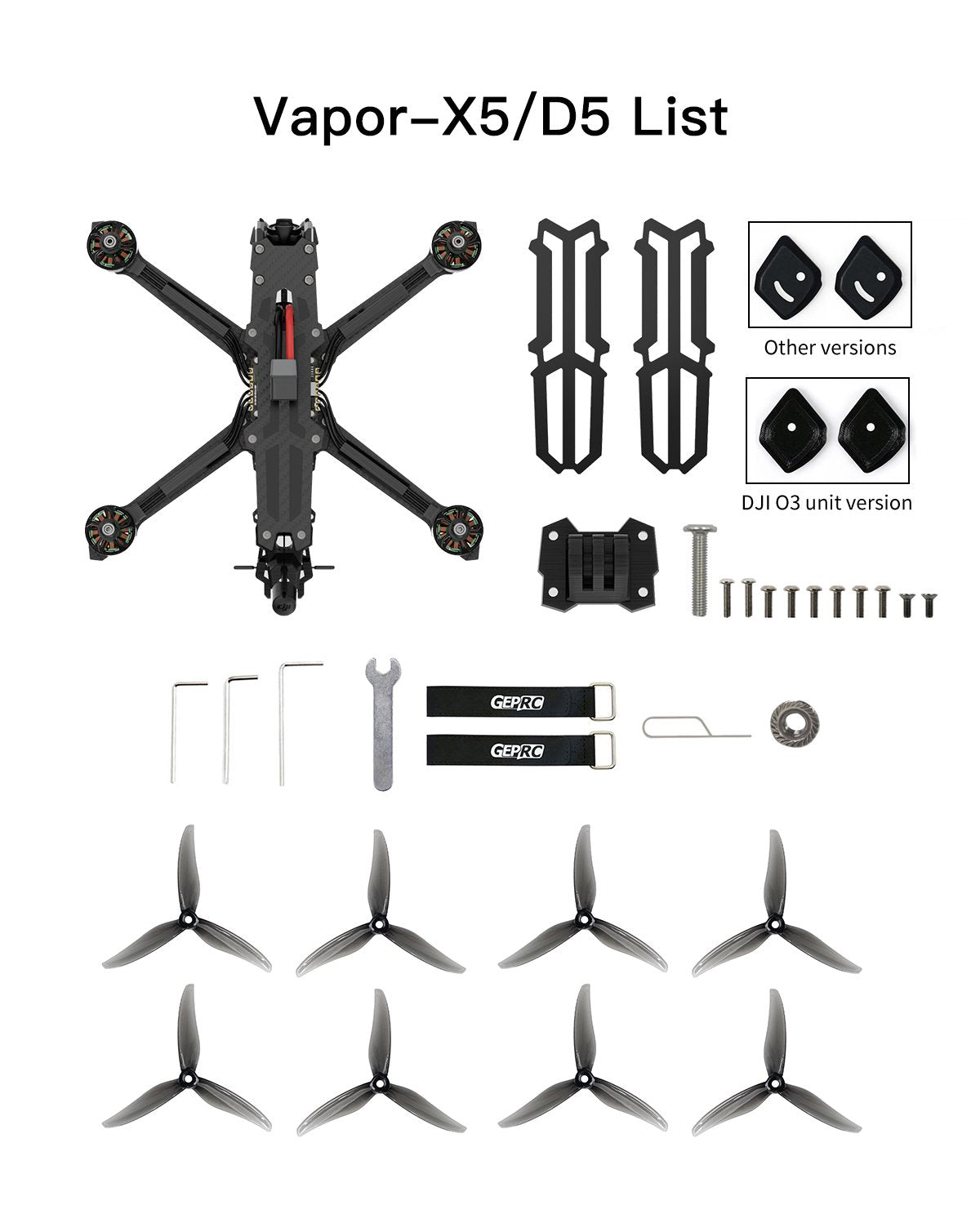 GEPRC Vapor-X5 HD O3 Freestyle FPV Drone
