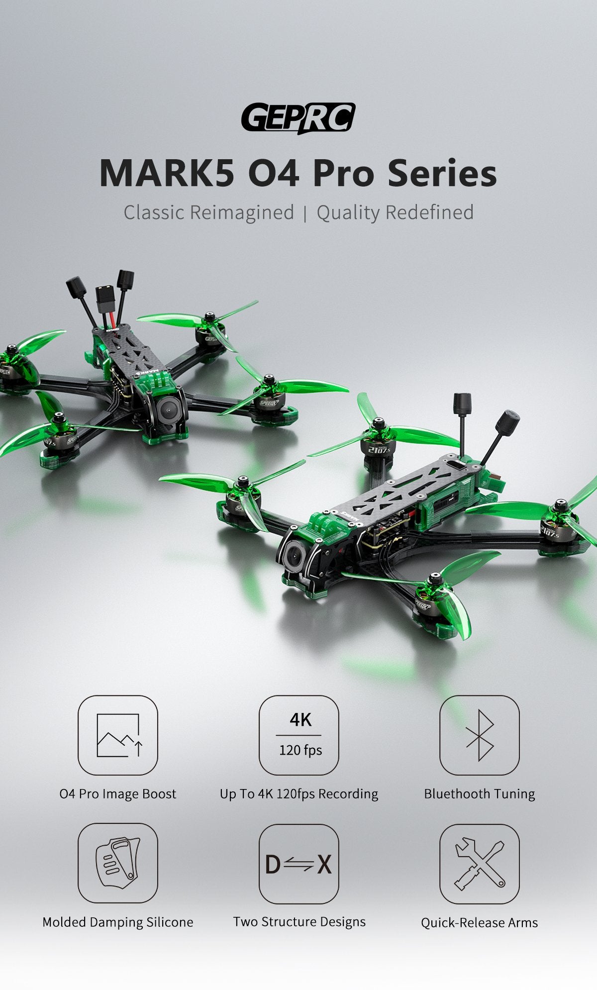 GEPRC MARK5 O4 Pro DC FPV Drone