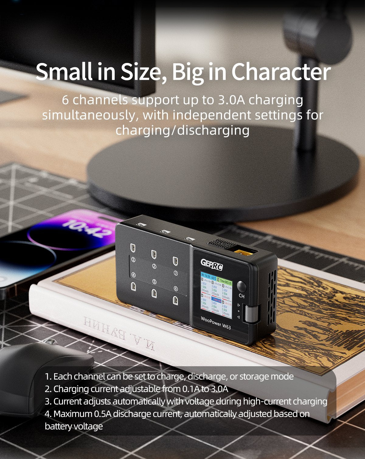 GEPRC WooPower W63 1S Charger