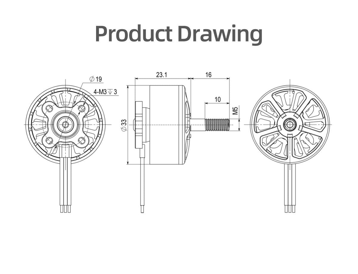 GEPRC EM2810 1280KV/1350KV Motor