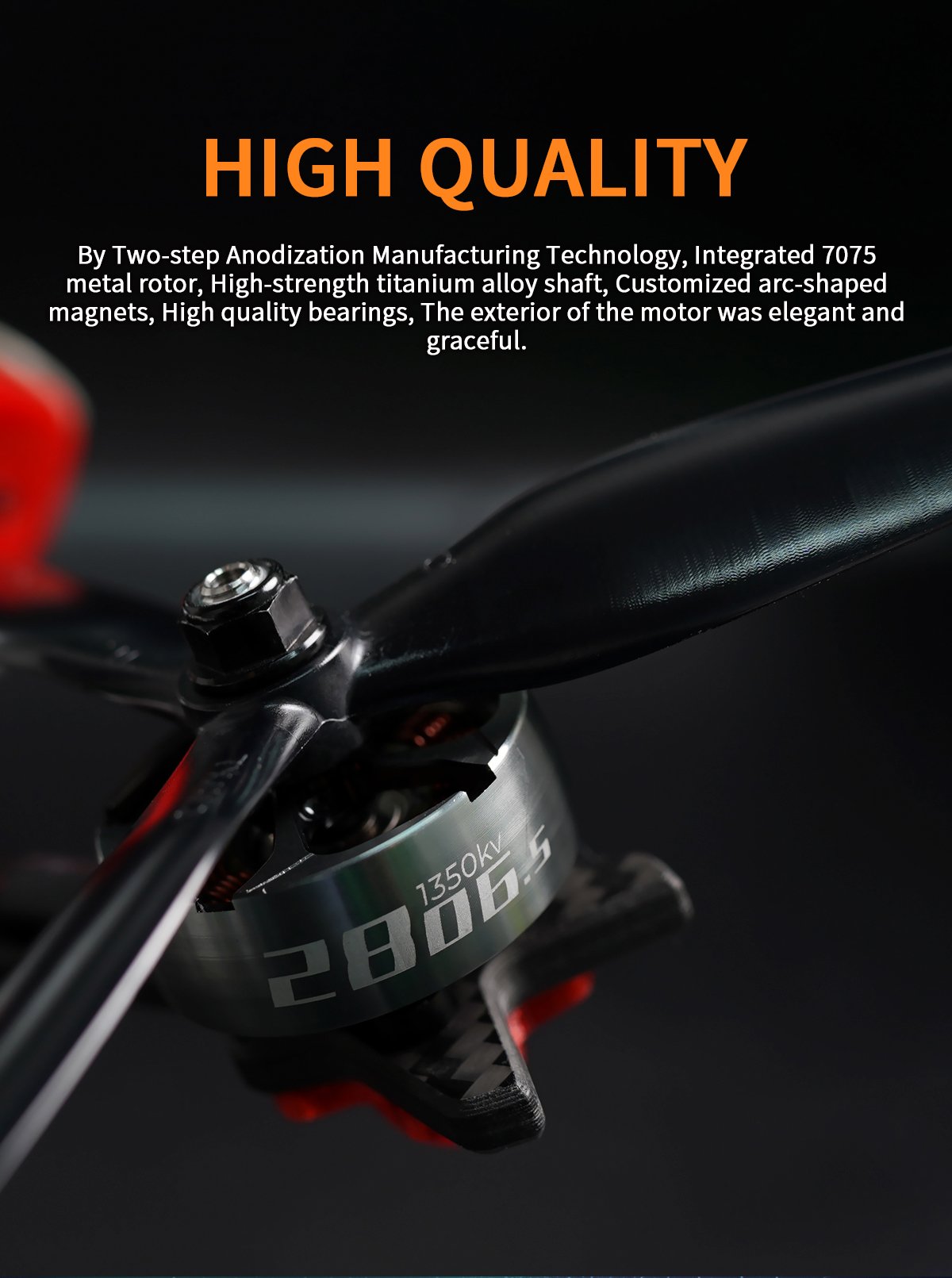 GEPRC SPEEDX2 2806.5 1350KV/1760KV Motor