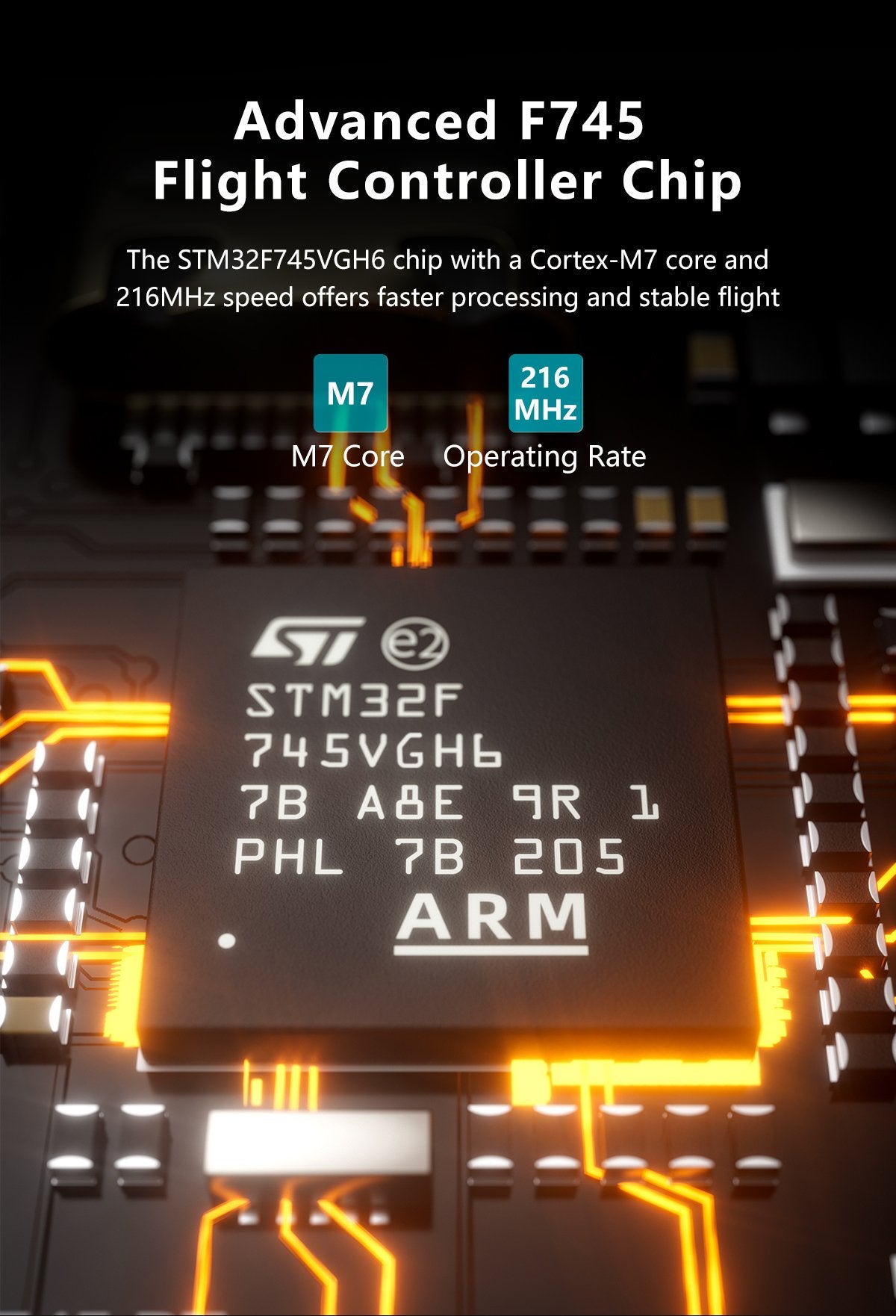 GEPRC TAKER F745 BT 8Bit 60A STACK