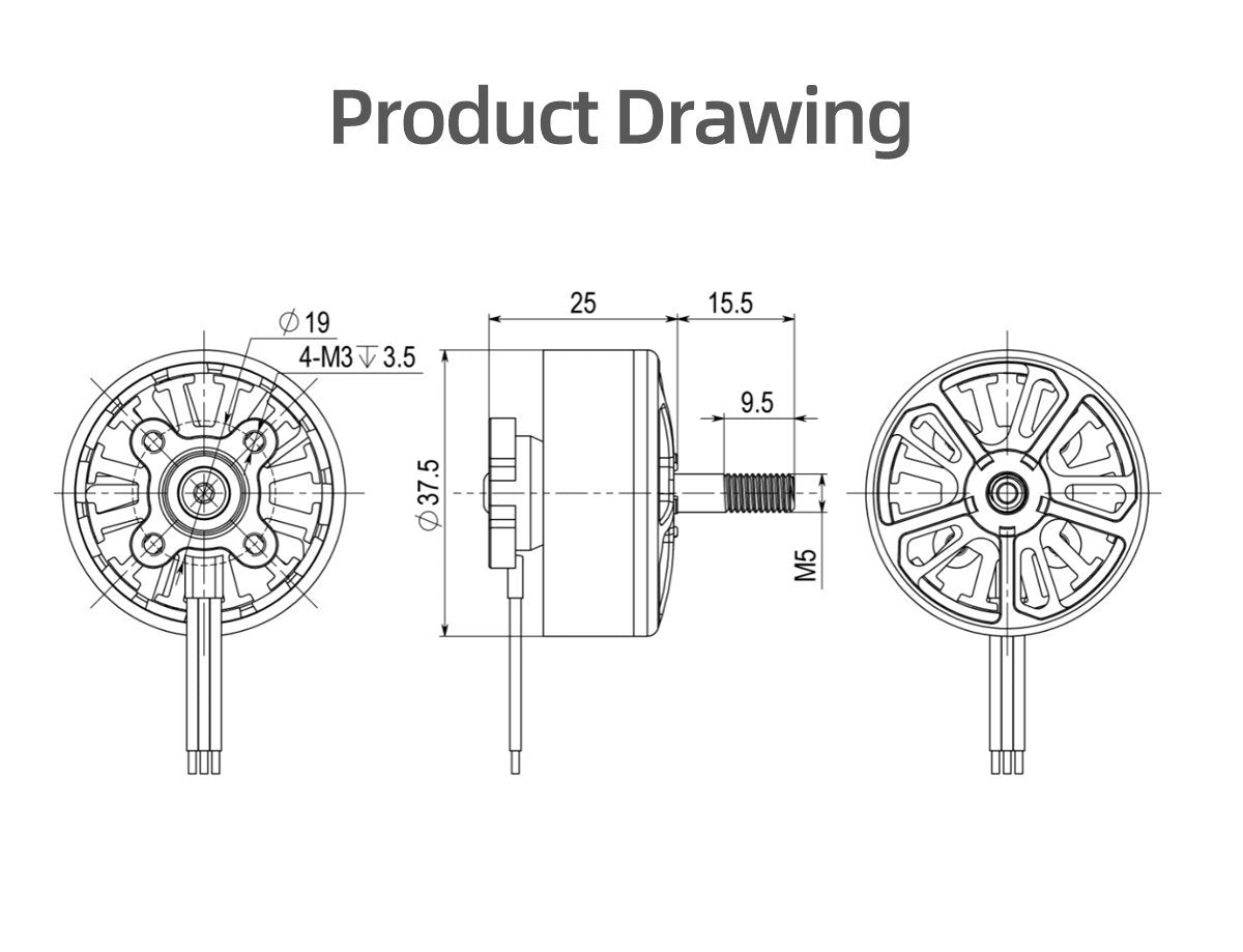 GEPRC EM3110 900KV Motor