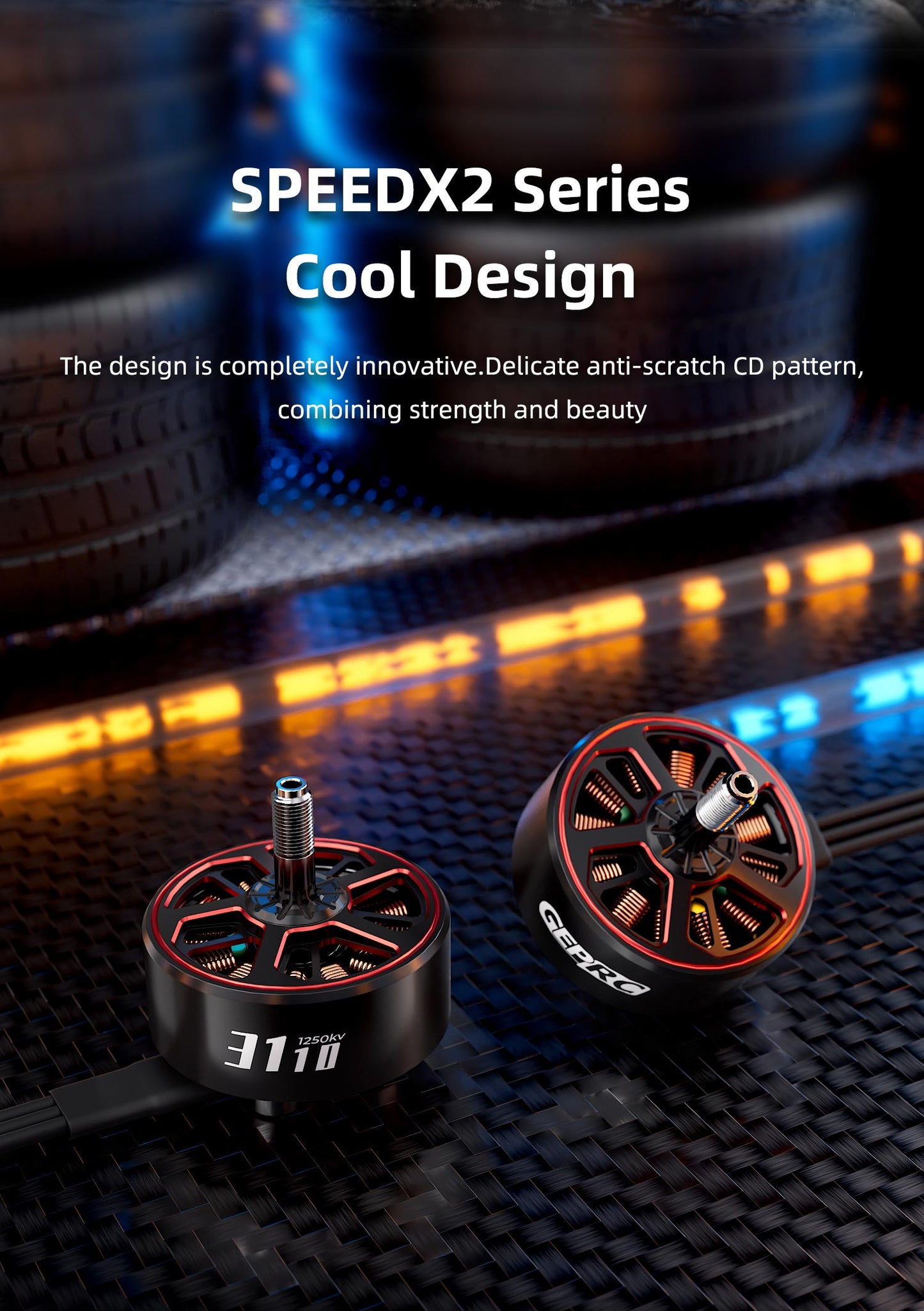 GEPRC SPEEDX2 3110 900KV/1250KV Motor