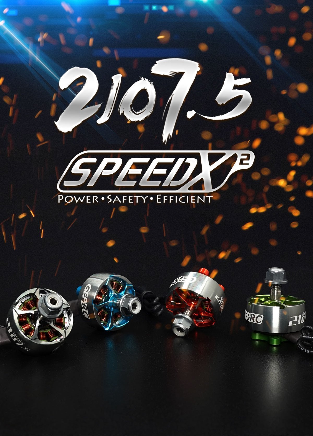 GEPRC SPEEDX2 2107.5 1960KV/2450KV Motors