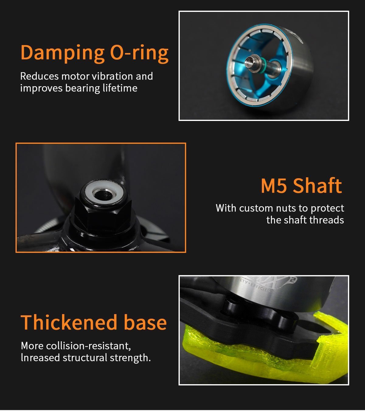 GEPRC SPEEDX2 2107.5 1960KV/2450KV Motors