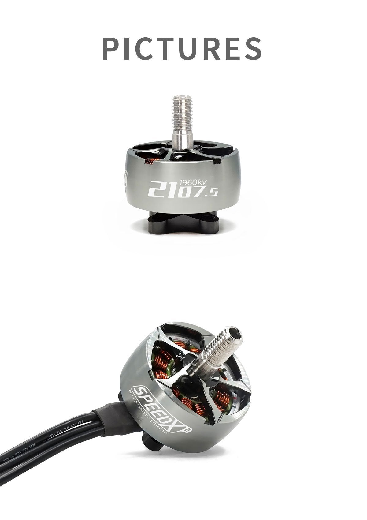 GEPRC SPEEDX2 2107.5 1960KV/2450KV Motors
