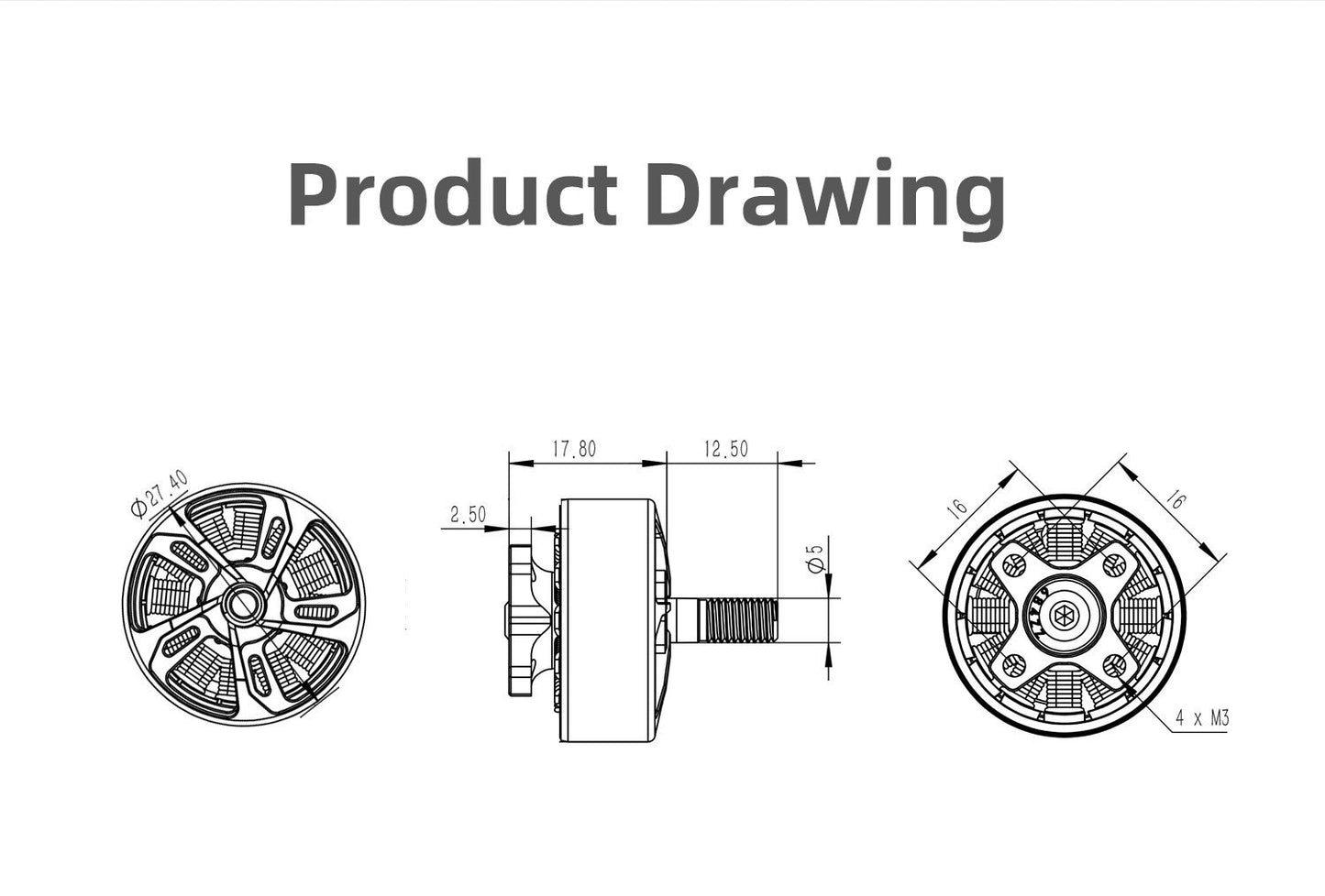 GEPRC SPEEDX2 2207 1960KV/2050KV Motor