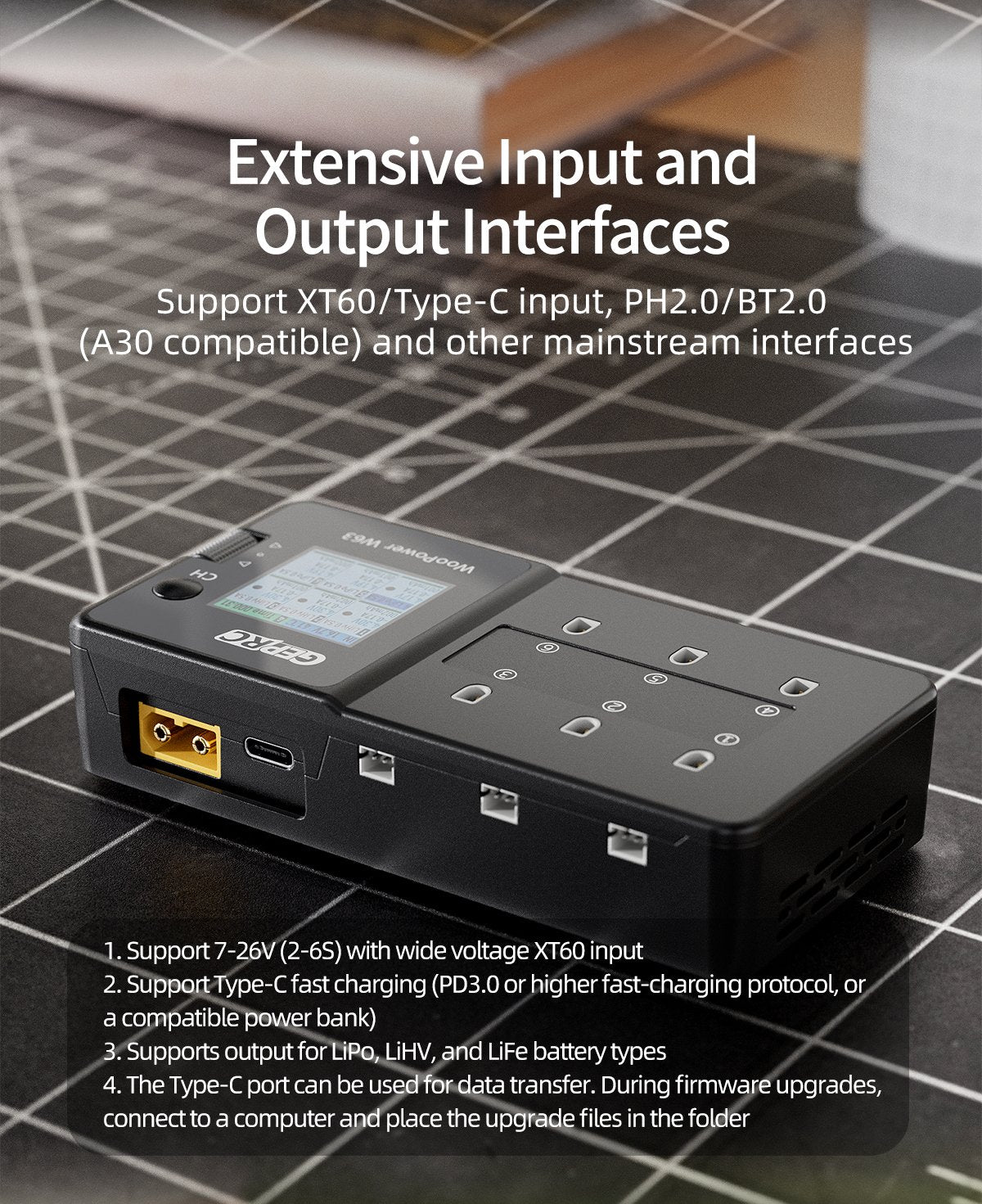 GEPRC WooPower W63 1S Charger