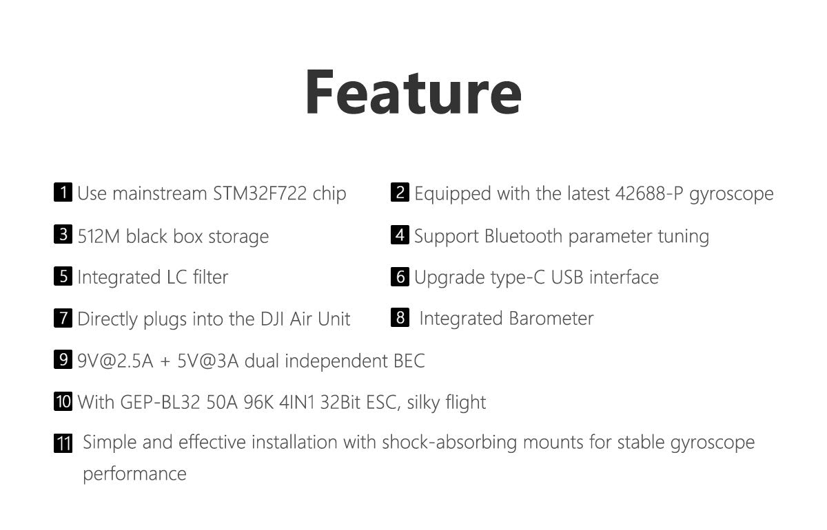 TAKER F722 BT 32Bit 50A STACK