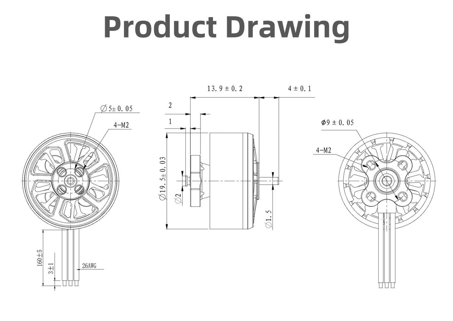 GEPRC SPEEDX2 1505 4300KV Motor