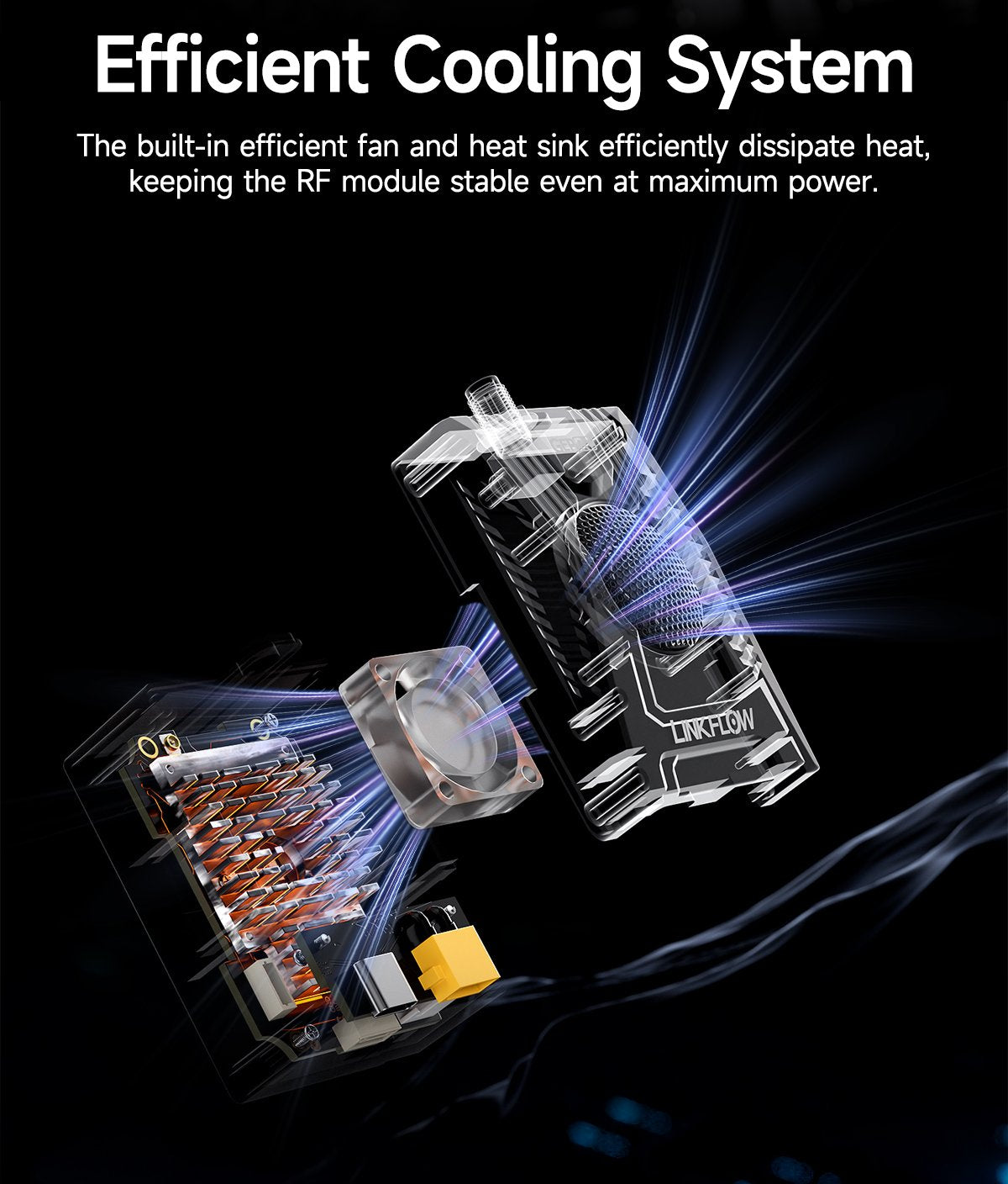 GEPRC LINKFLOW 915M 2W ELRS TX Module