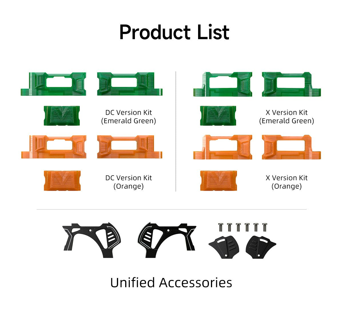 GEPRC MARK5 D/X Frame O4 Pro Upgrade Kits