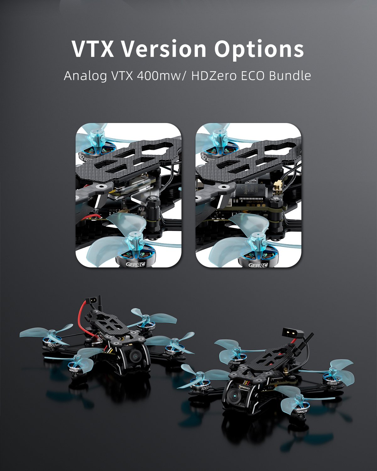 GEPRC T-Cube18 2S HD Quadcopter
