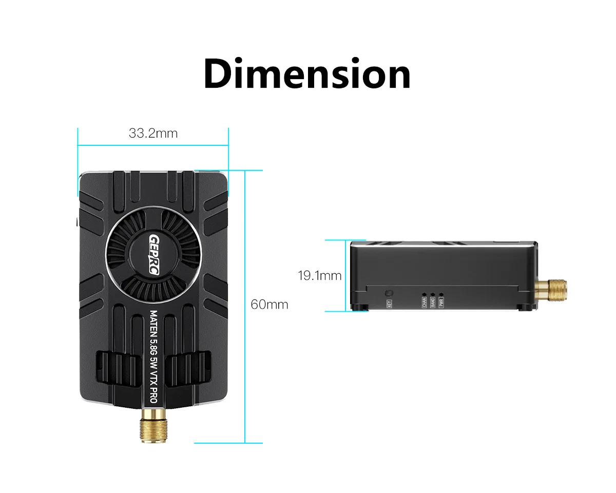 GEPRC MATEN 5.8G 5W VTX PRO