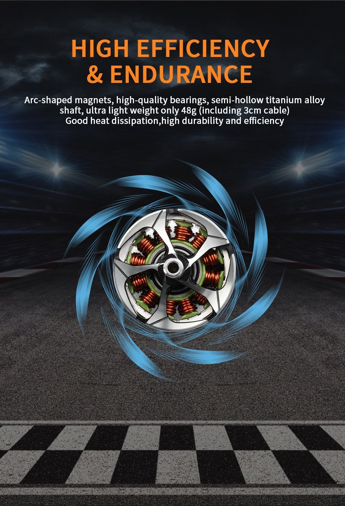 GEPRC SPEEDX2 2806.5 1350KV/1760KV Motor