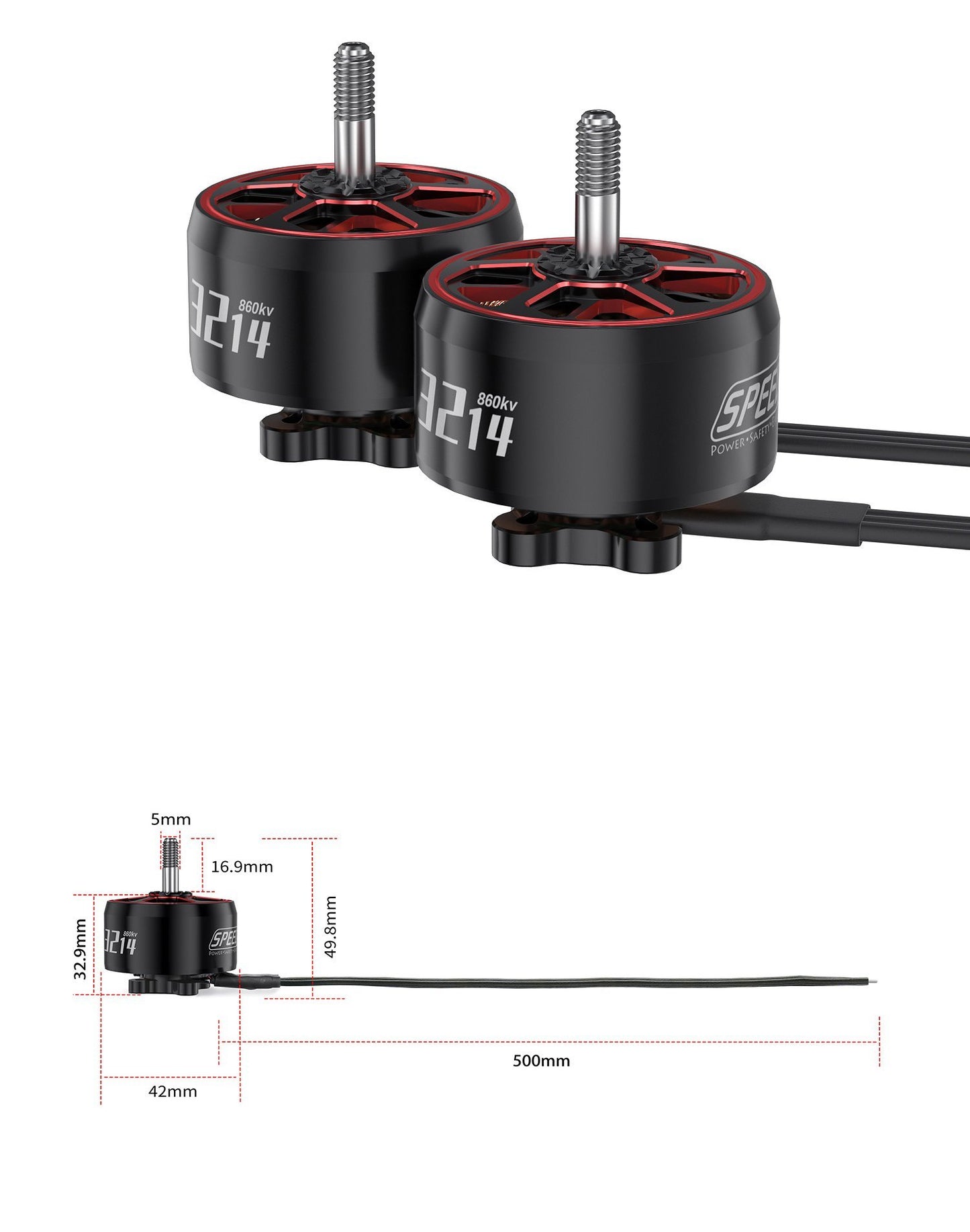 GEPRC SPEEDX2 3214 860KV Motor