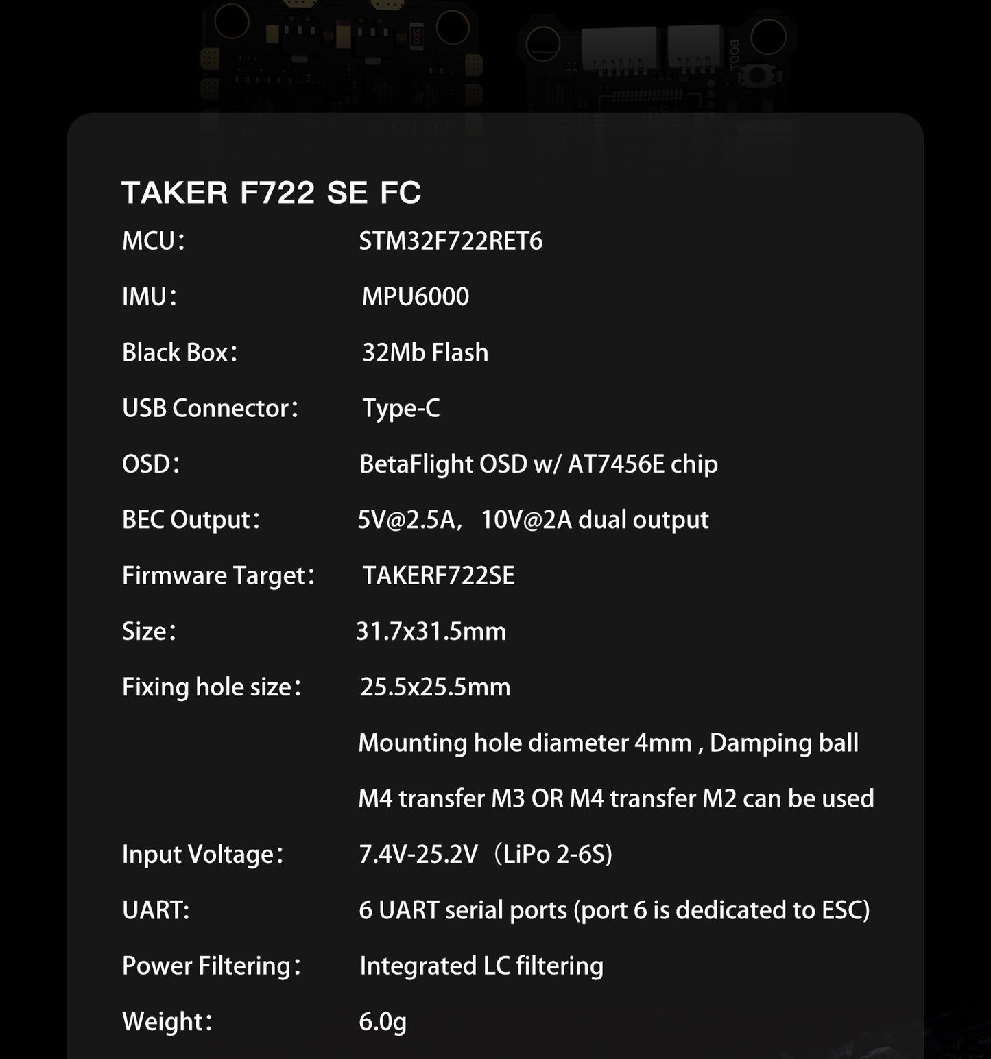GEPRC TAKER F722 BL32 E55A SE STACK