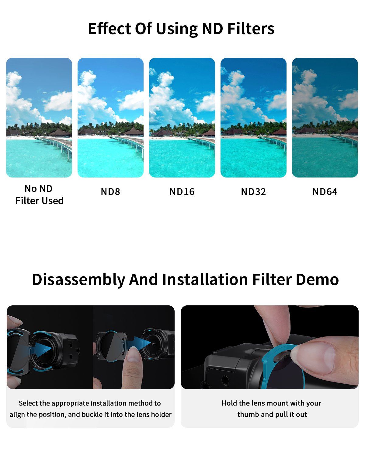 GEPRC DJI O3 Air Unit ND Filters
