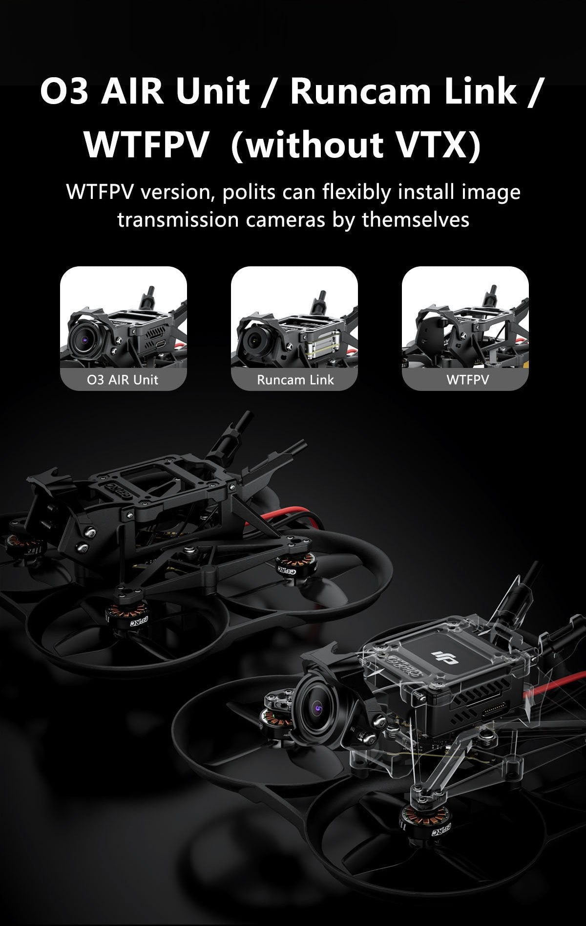 GEPRC DarkStar20 HD Wasp Cinewhoop Quadcopter