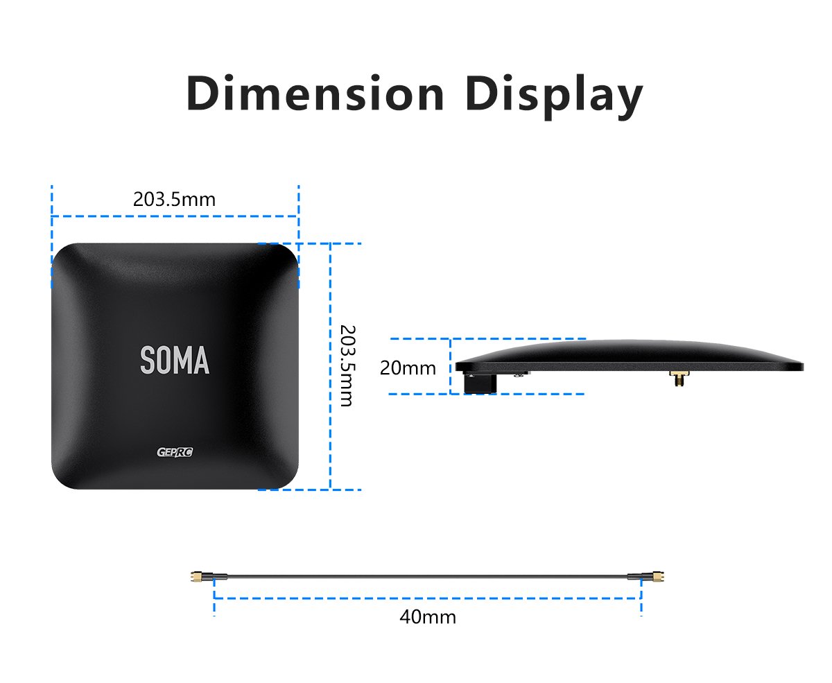 GEPRC SOMA 5.8G Directional Flat-Panel Antenna