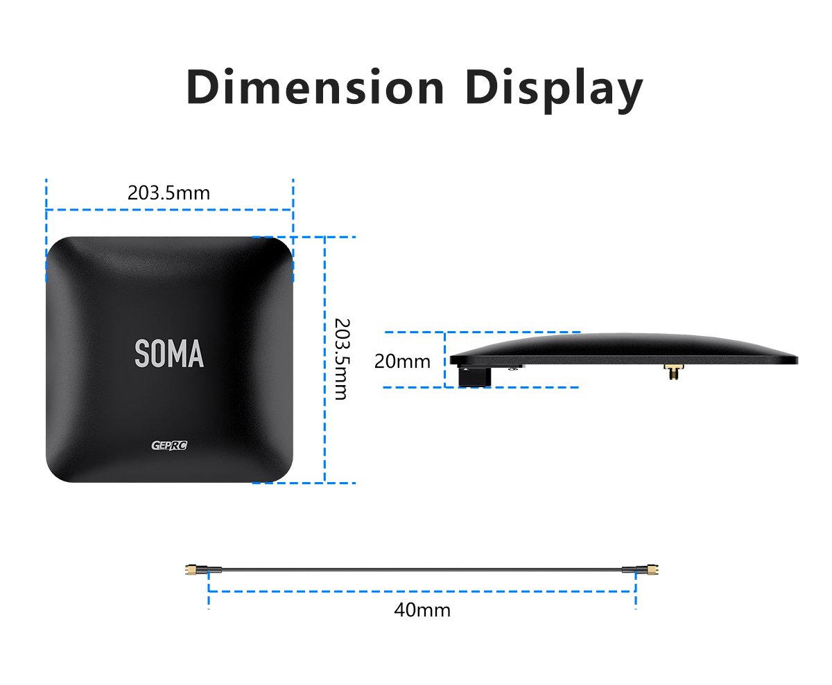 GEPRC SOMA 3.3G Directional Flat-Panel Antenna