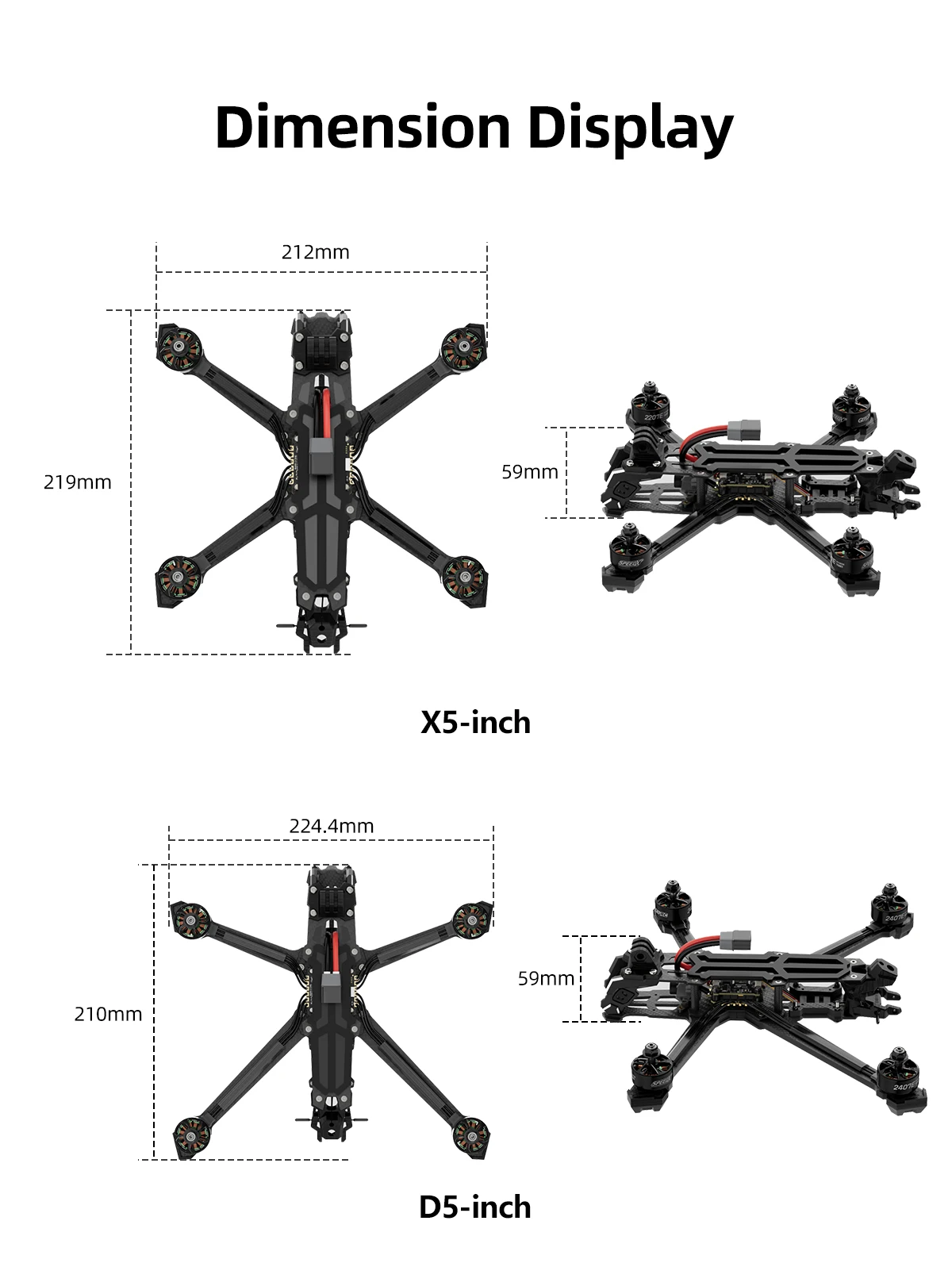 GEPRC Vapor-X5 WTFPV Freestyle FPV Drone