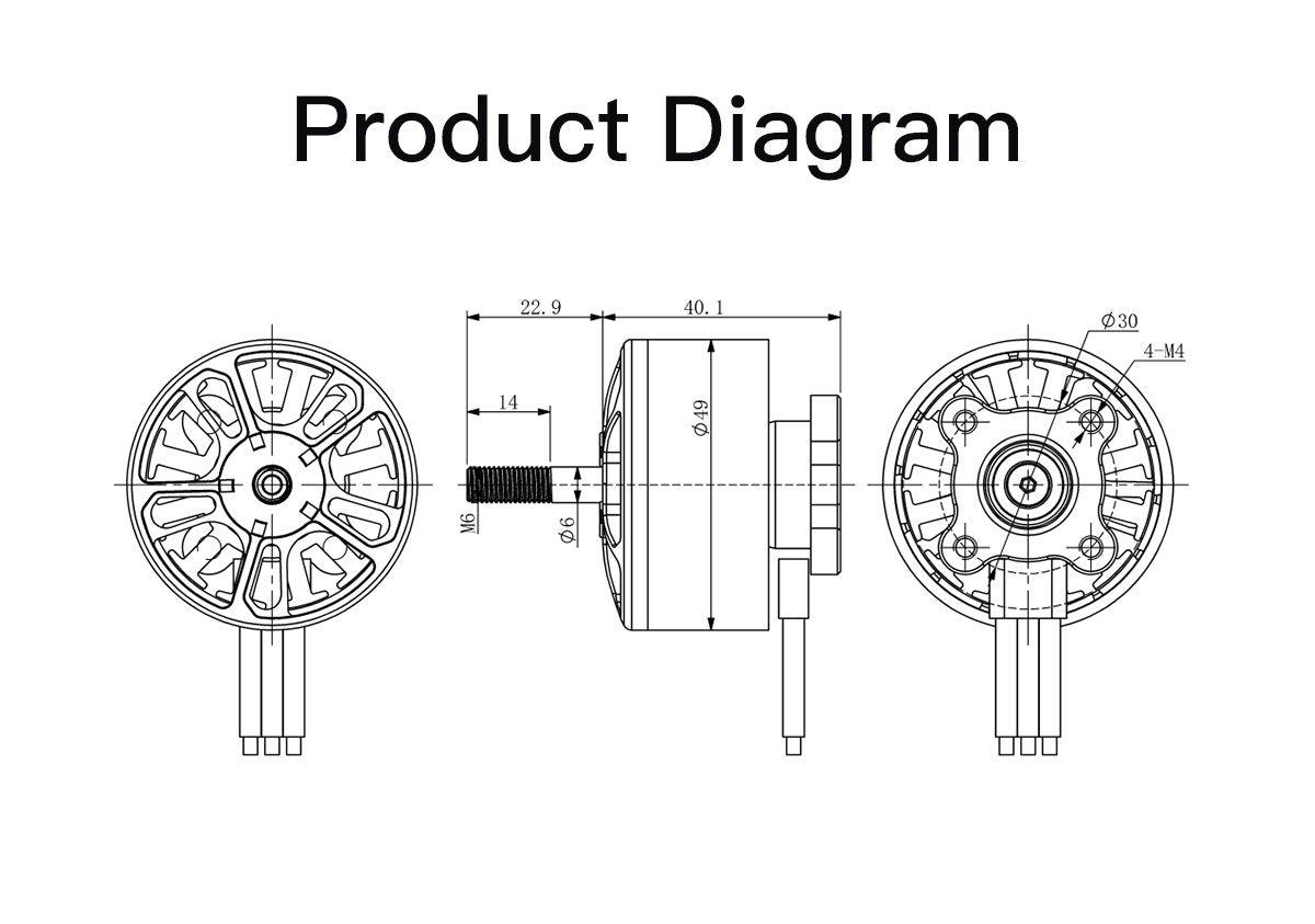 GEPRC EM4218 350KV Motor