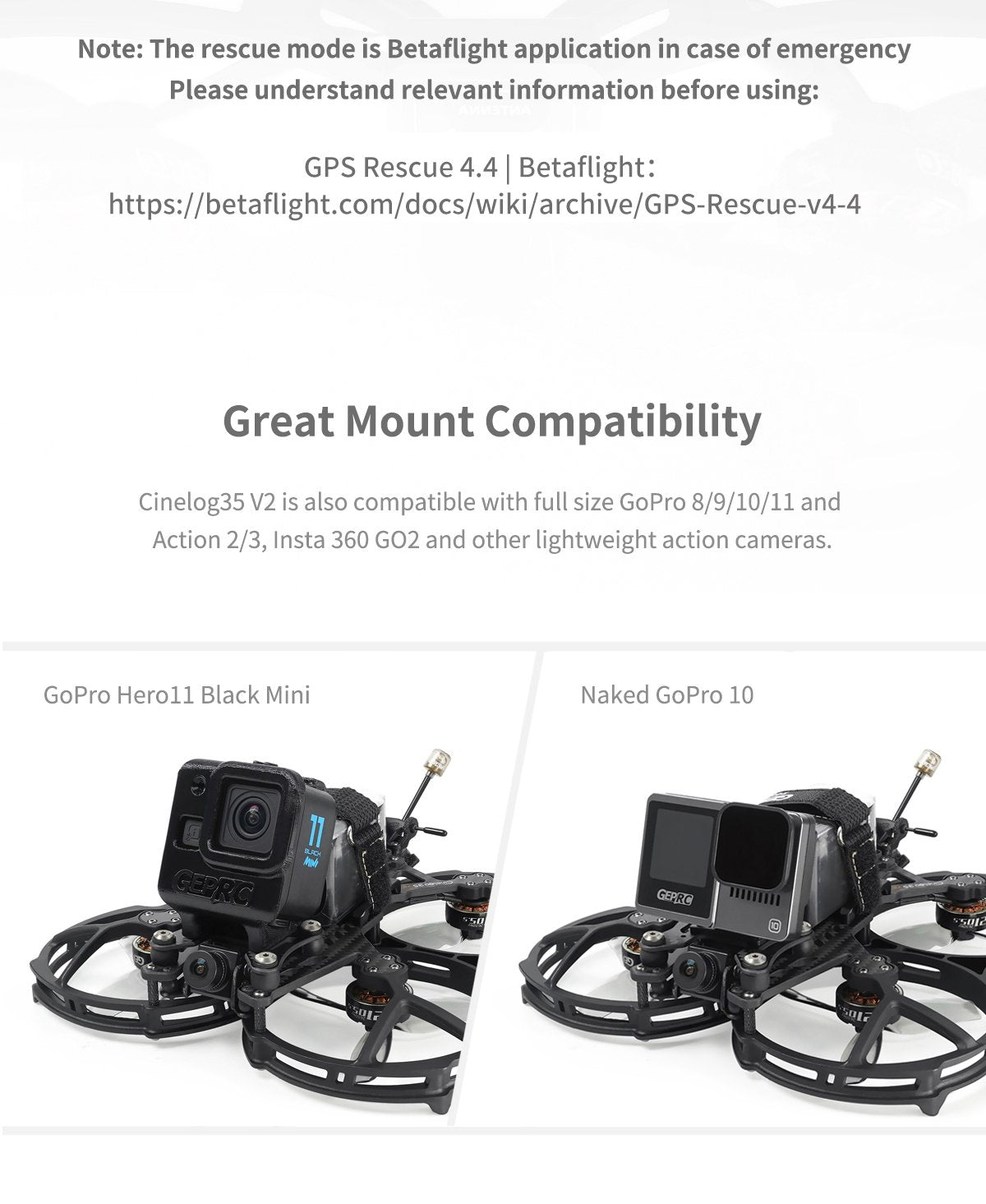 GEPRC CineLog35 V2 Analog FPV Drone