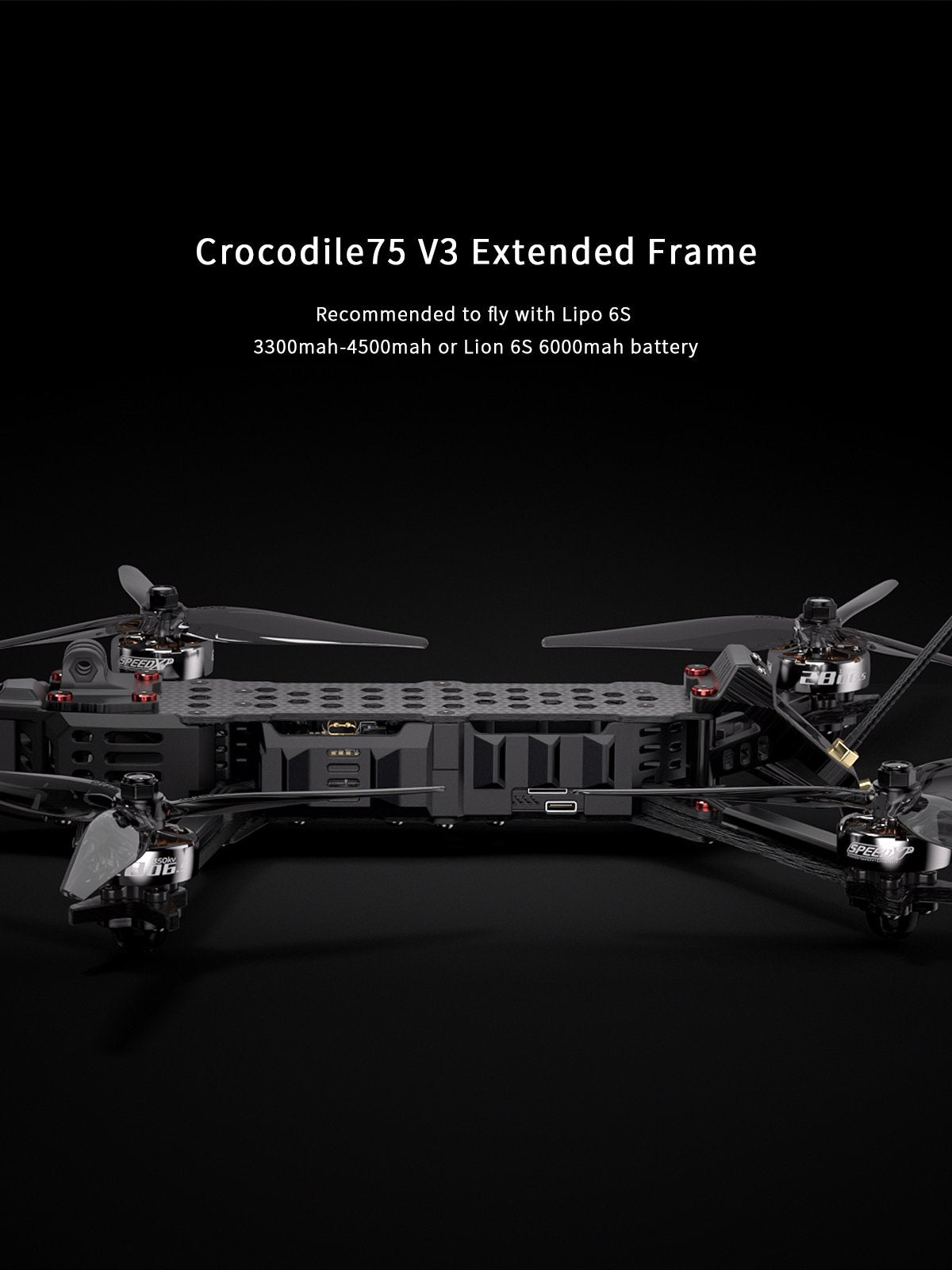 GEPRC Crocodile75 V3 Analog Long Range FPV