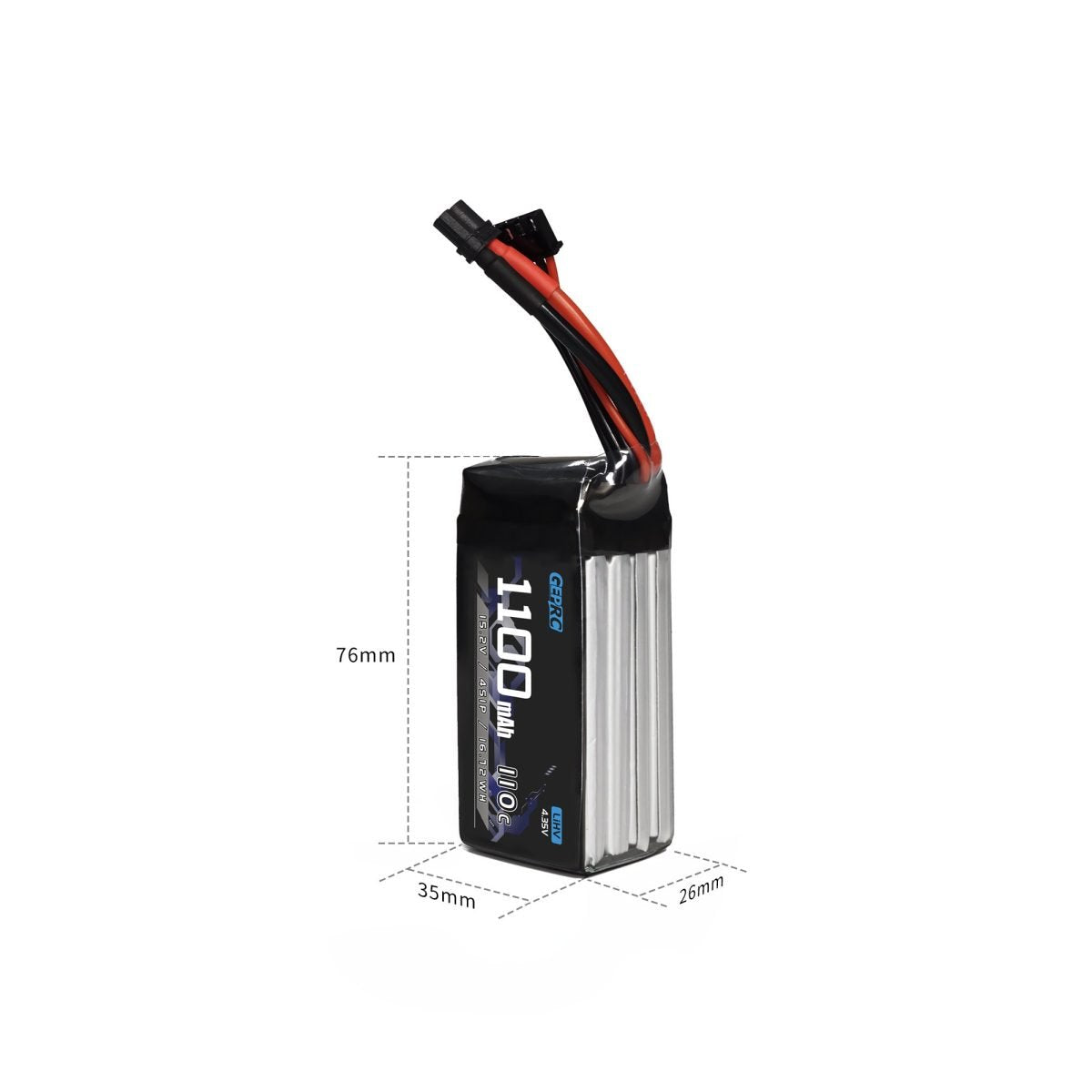 GEPRC 1100mAh 60C/110C 4.35V LiHV Battery 4S/6S
