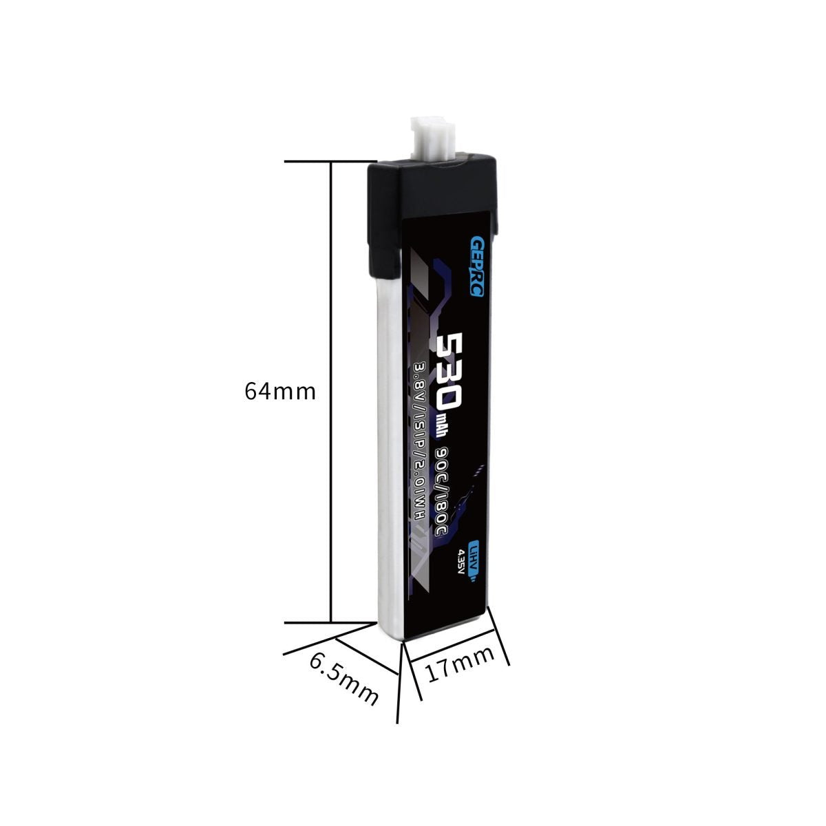 GEPRC 1S 530mAh/380mAh Akkus 2 Stück