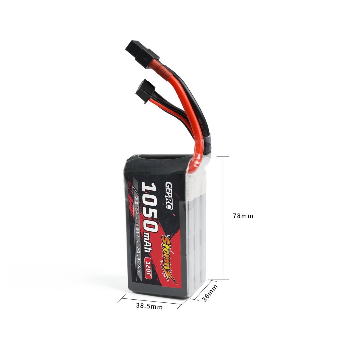 GEPRC Storm 6S 1050mAh 120C Lipo-Akku