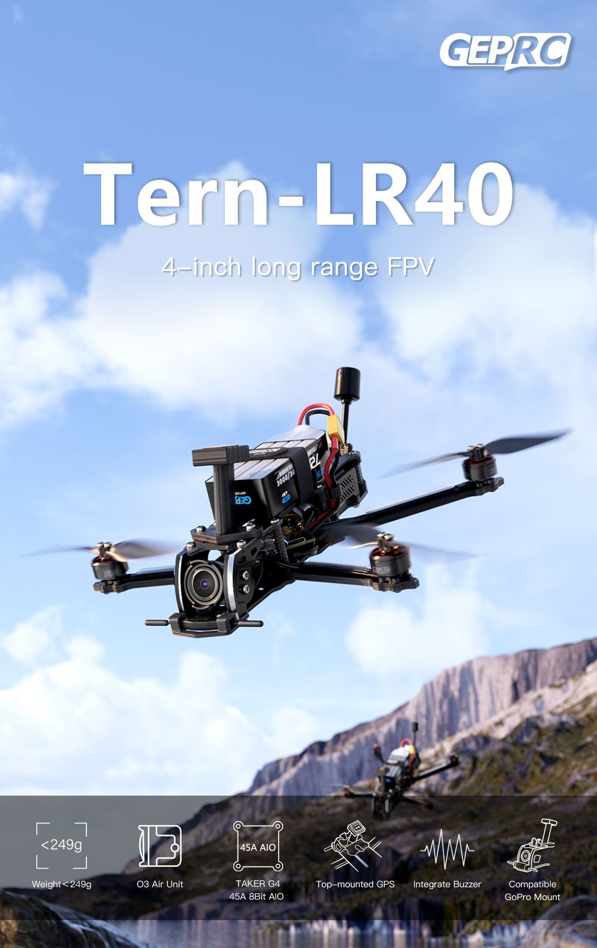 GEPRC Tern-LR40 HD O3 Long Range FPV