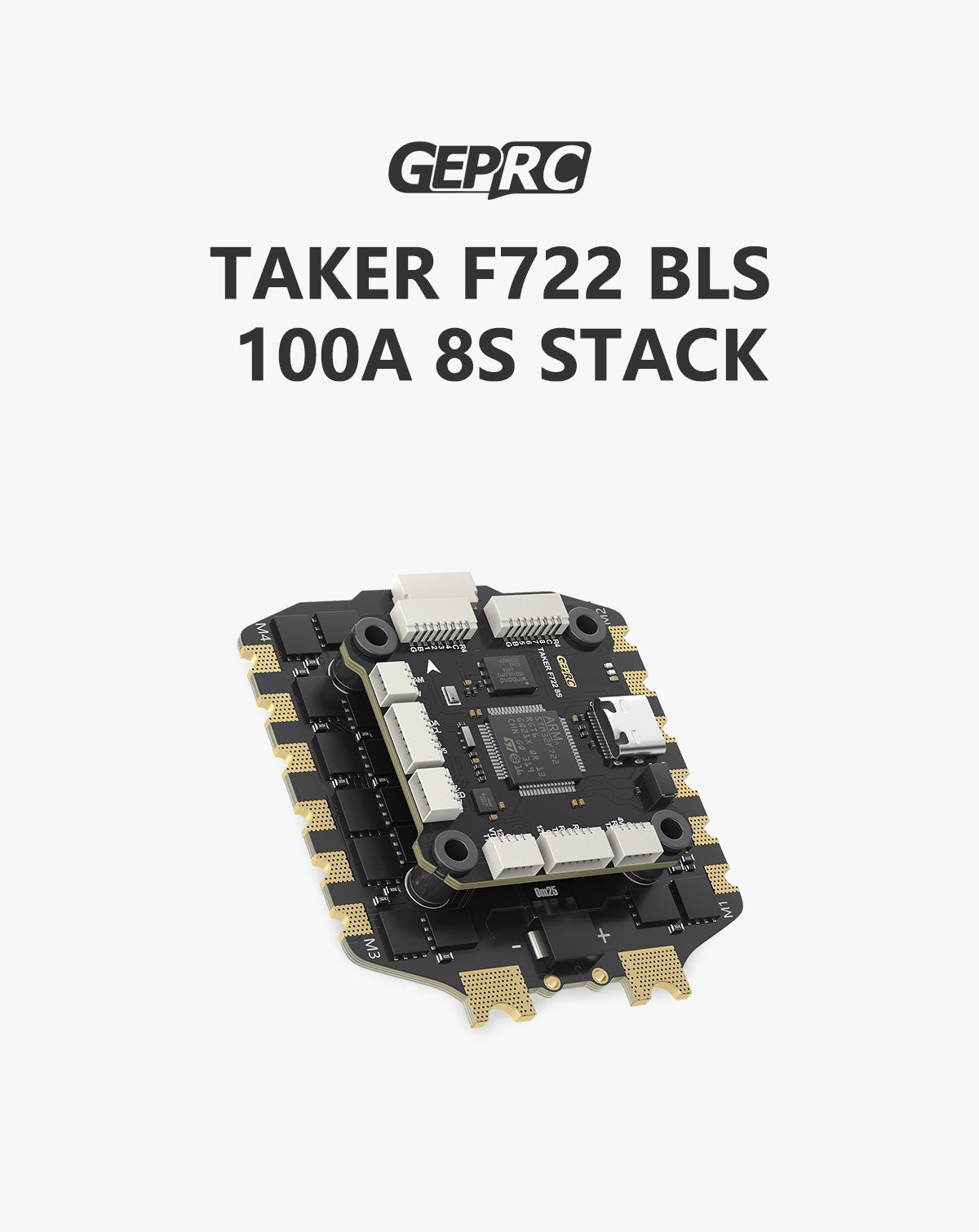 TAKER F722 BLS 100A 8S STACK