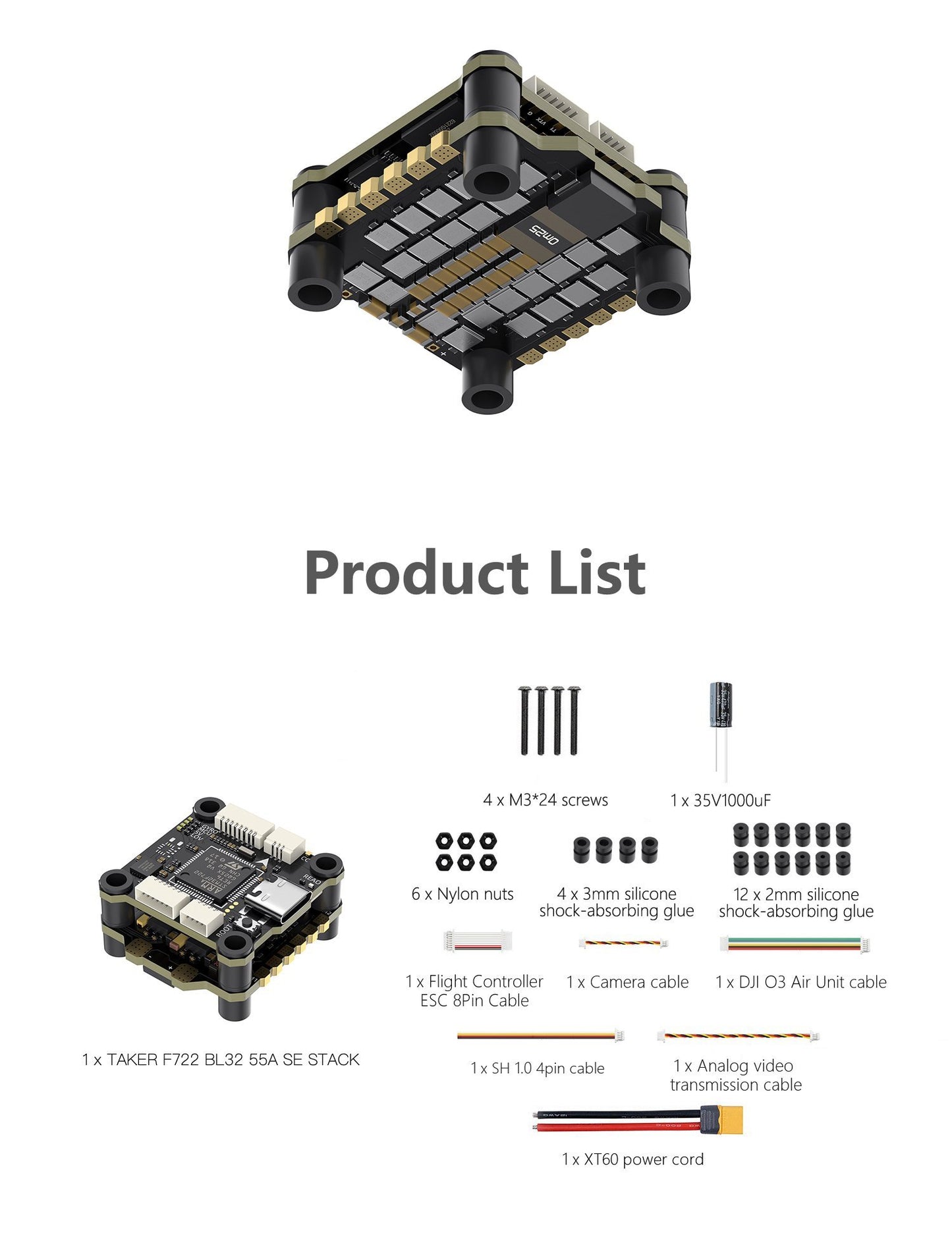 GEPRC TAKER F722 BL32 E55A SE STACK